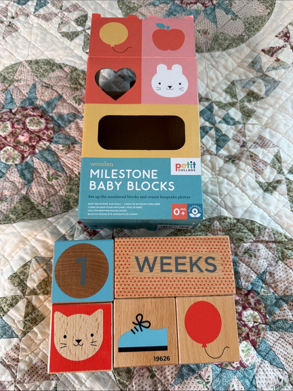 Milestone Baby Blocks